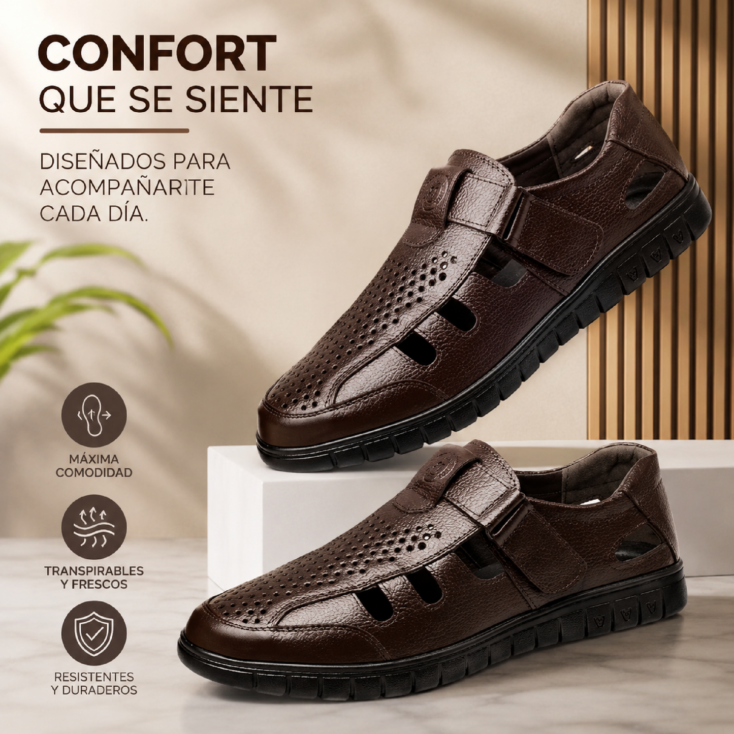🩴✨ SANDALIAS ORTOPÉDICAS PREMIUM DE CUERO VEGANO✨🩴