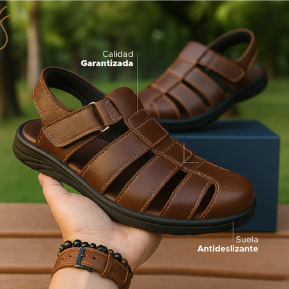 Sandalias en Cuero PrimeLeather™ Calidad Garantizada✅