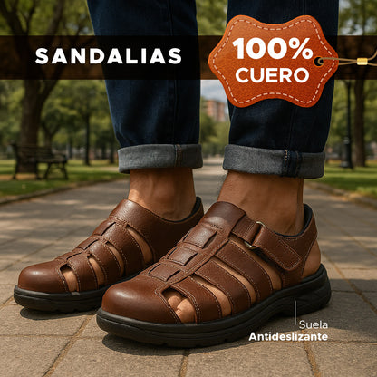 Sandalias en Cuero PrimeLeather™ Calidad Garantizada✅
