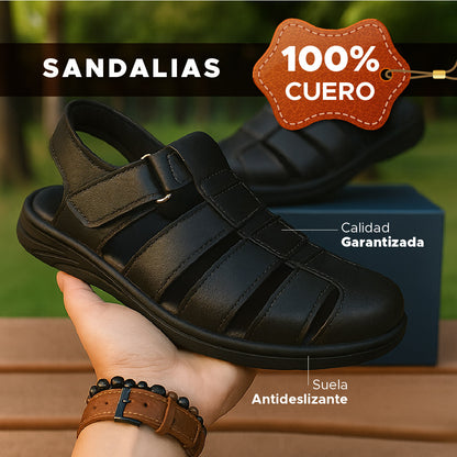 Sandalias en Cuero PrimeLeather™ Calidad Garantizada✅