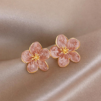 👜💖 Set Elegance Bloom 🌸👑 Cartera Luxe + Aretes Floral Gold 👜🌷
