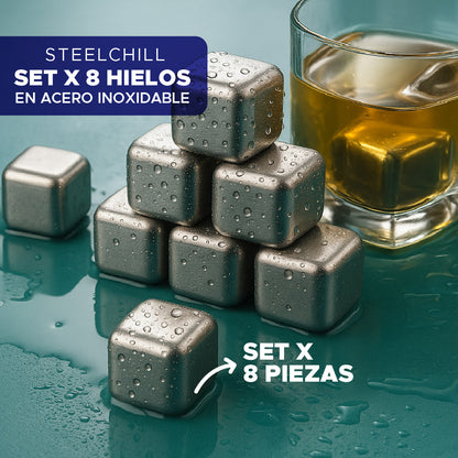 ❄️ SteelChill™ – Hielos de Acero Inoxidable ❄️