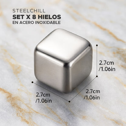 ❄️ SteelChill™ – Hielos de Acero Inoxidable ❄️