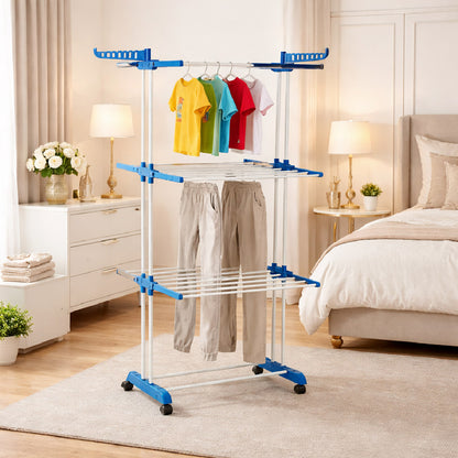 🏠🏙️ Tendedero Plegable de 3 Niveles 🧺✨