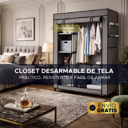 🏡✨ CLOSET DESARMABLE EN TELA ⚡🏡 ORGANIZA TU ESPACIO EN MINUTOS 🔥