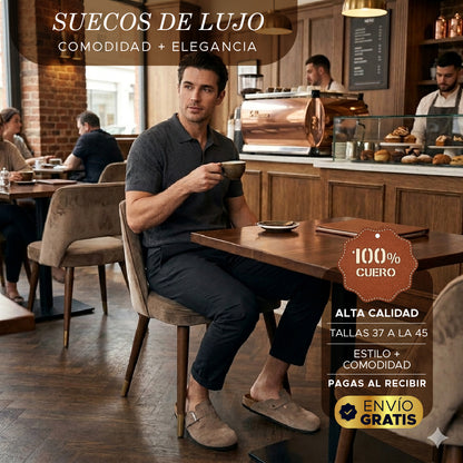 💼🔥 Suecos de Lujo 100% Cuero 🏆Comodidad + Elegancia en cada paso 🟤👞