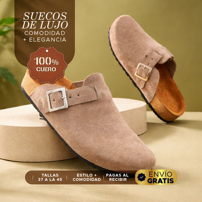 💼🔥 Suecos de Lujo 100% Cuero 🏆Comodidad + Elegancia en cada paso 🟤👞