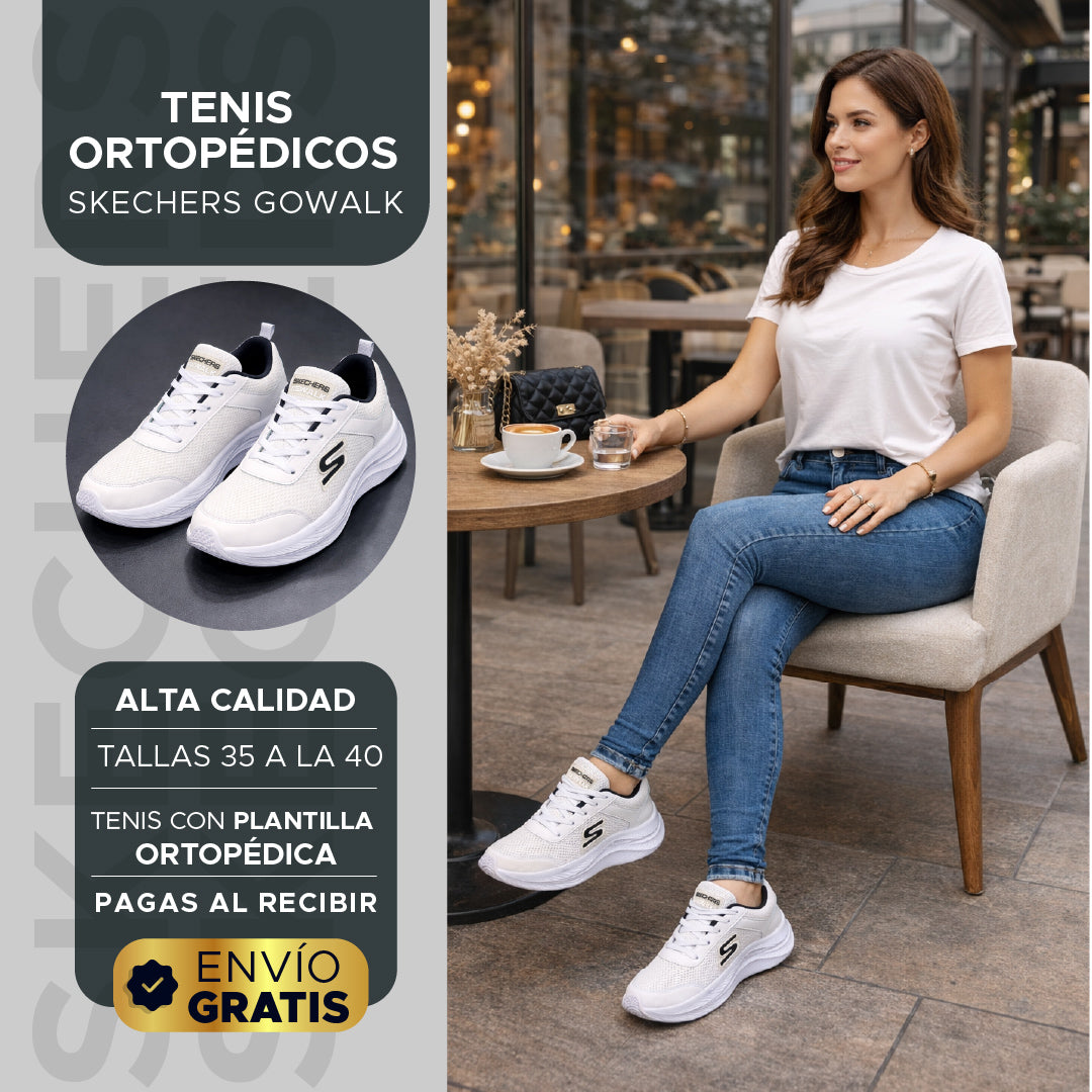👟✨ TENIS ORTOPÉDICOS SKECHERS GOWALK 👟✨