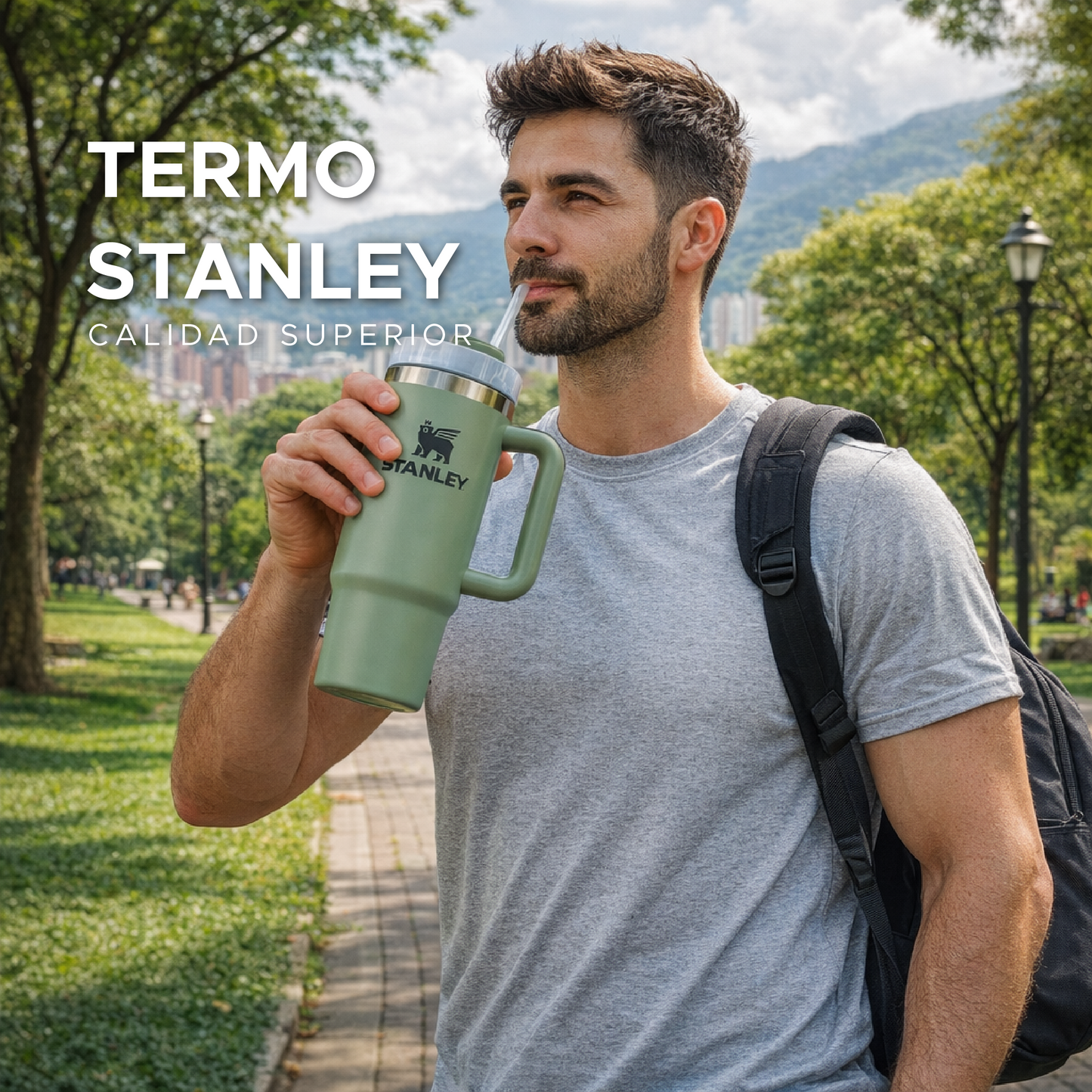 🧊☕🌟STANLEY TERMO DE ACERO INOXIDABLE ❄🔥✨GARANTIZADO