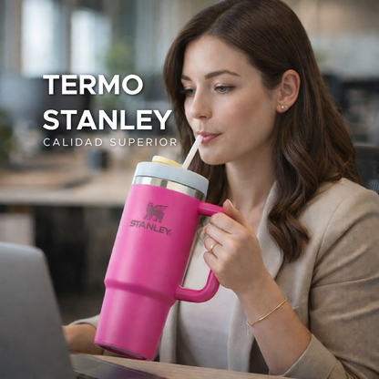 🧊☕🌟STANLEY TERMO DE ACERO INOXIDABLE ❄🔥✨GARANTIZADO