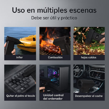 🌬️ TURBO SOPLADOR Y ASPIRADOR INALÁMBRICO 🔥