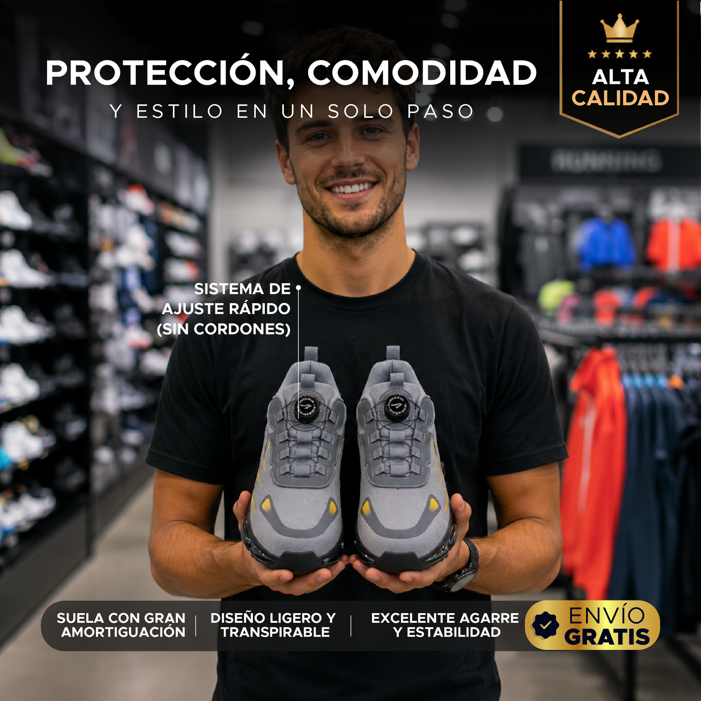 🛡️👟 TENIS DE SEGURIDAD ULTRA CÓMODOS 👟🛡️
