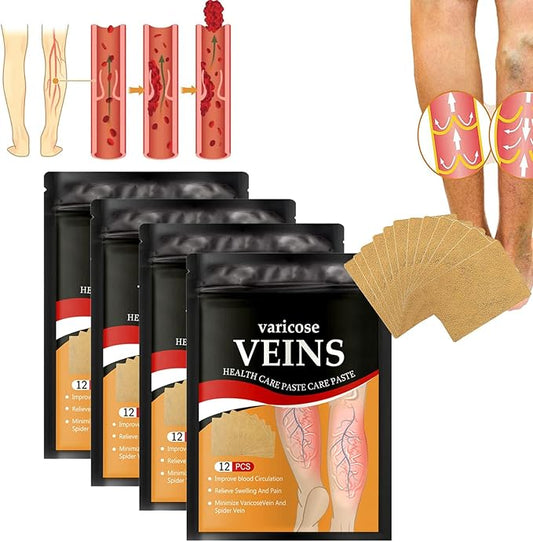 🚨 PROMO 2 X 1 PARCHES X 24 UNDS TRATAMIENTO VENAS VARICES, REDUCEN ULCERA, HINCHAZÓN Y CALAMBRES