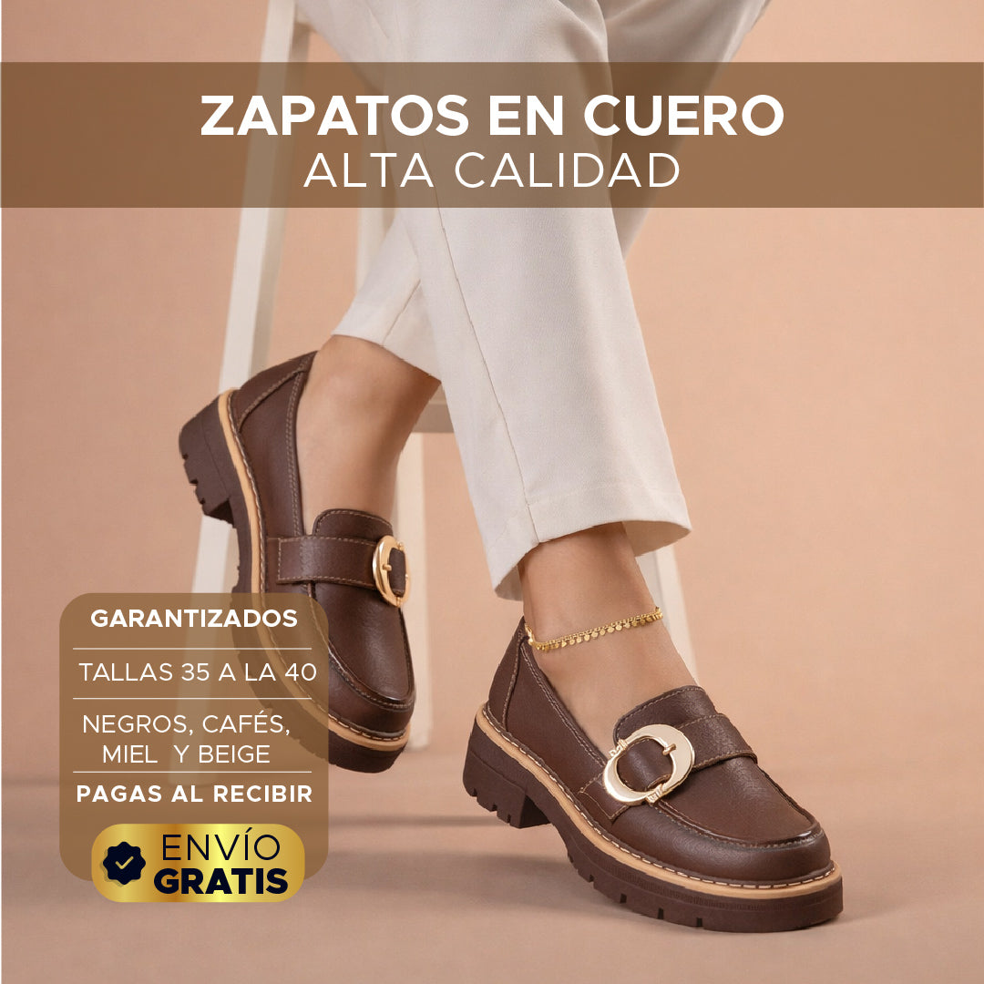 💎 Zapatos Cloe en Cuero 100% Premium para Mujer 💎