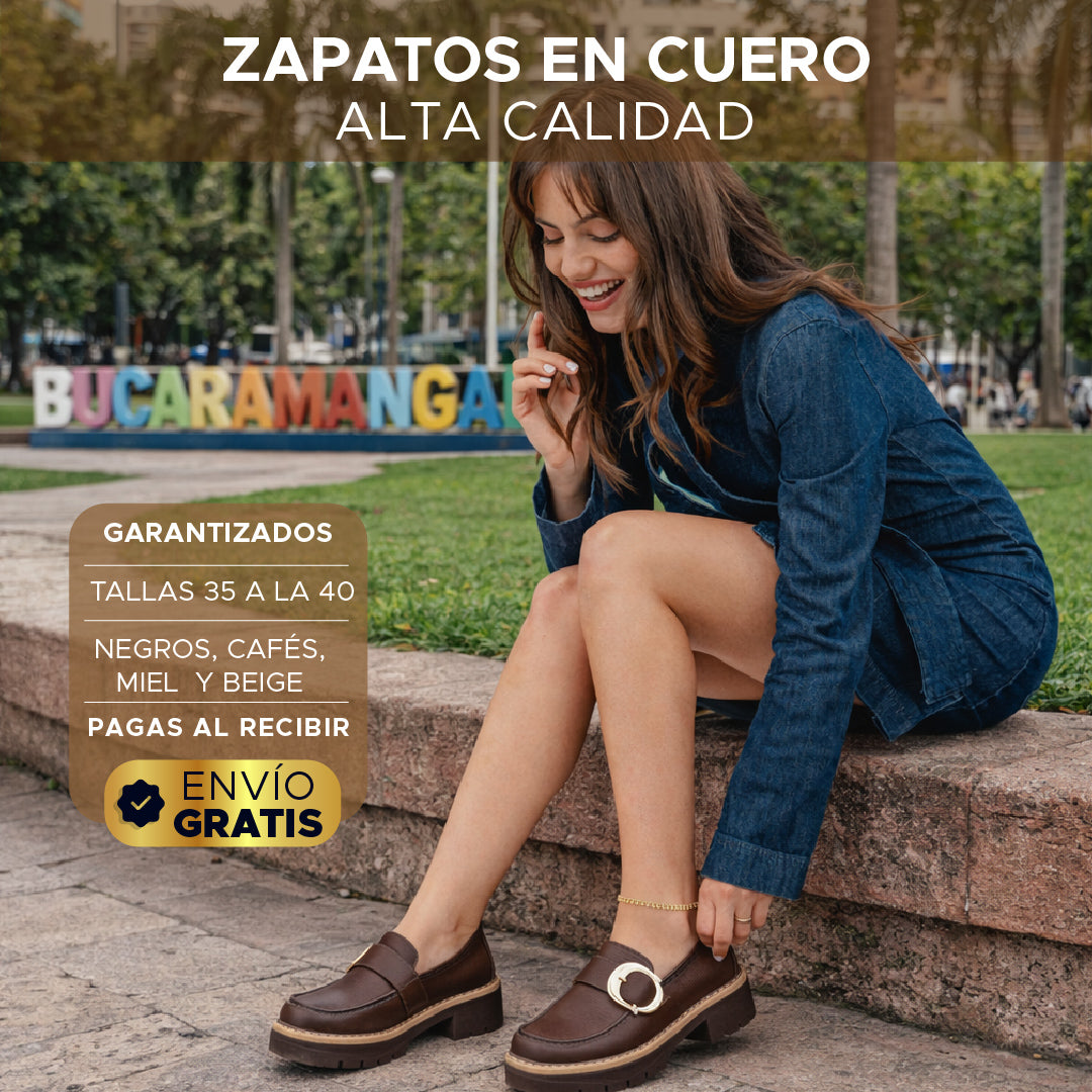 💎 Zapatos Cloe en Cuero 100% Premium para Mujer 💎