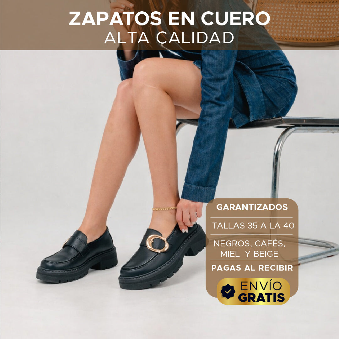 💎 Zapatos Cloe en Cuero 100% Premium para Mujer 💎