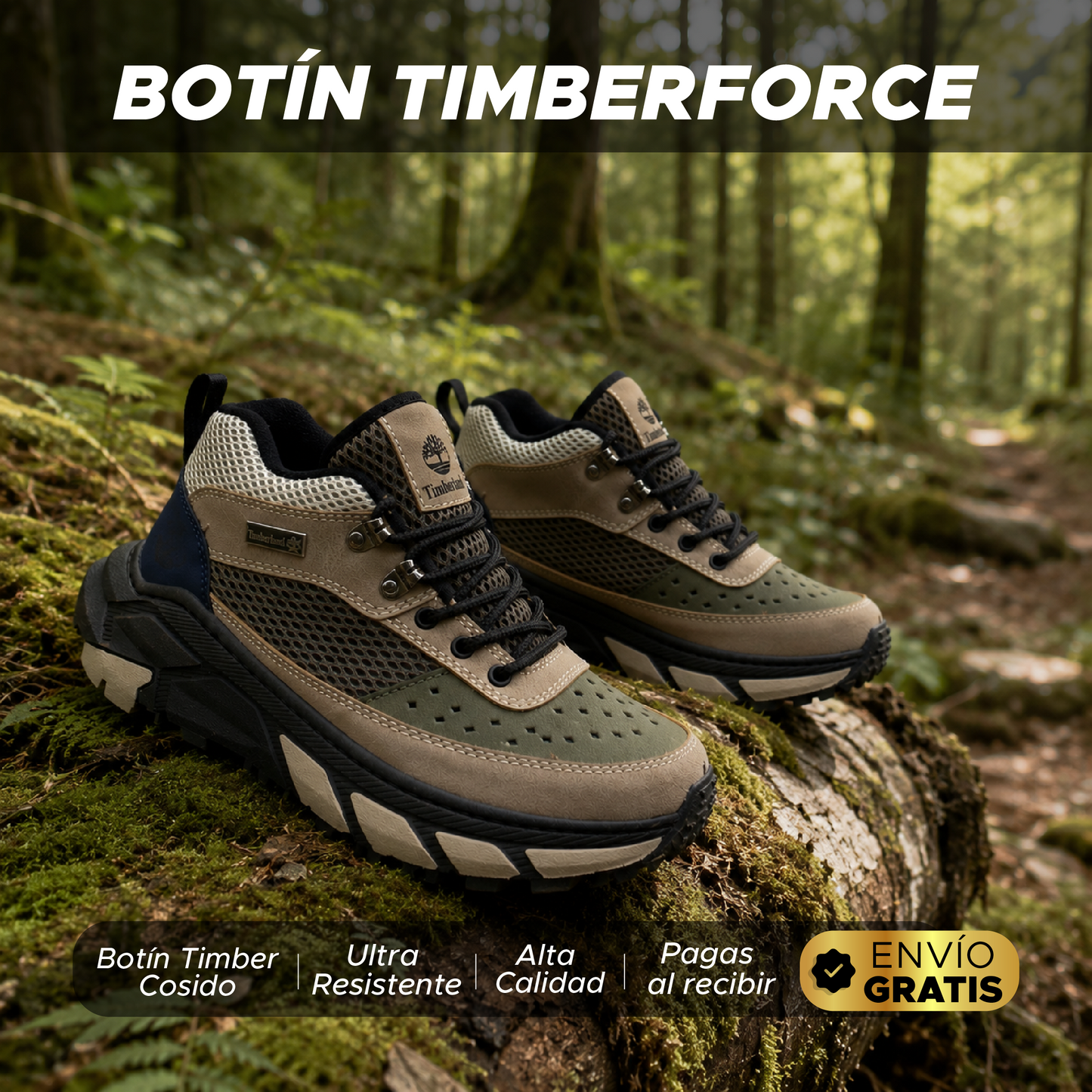 🥾🔥 BOTÍN TIMBERFORCE™ ULTRA RESISTENTE 🔥🥾