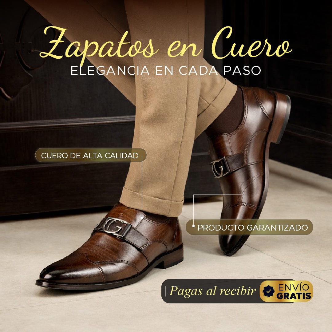 👑 EleganceStep™ – Zapatos de Cuero Premium 👞🔥
