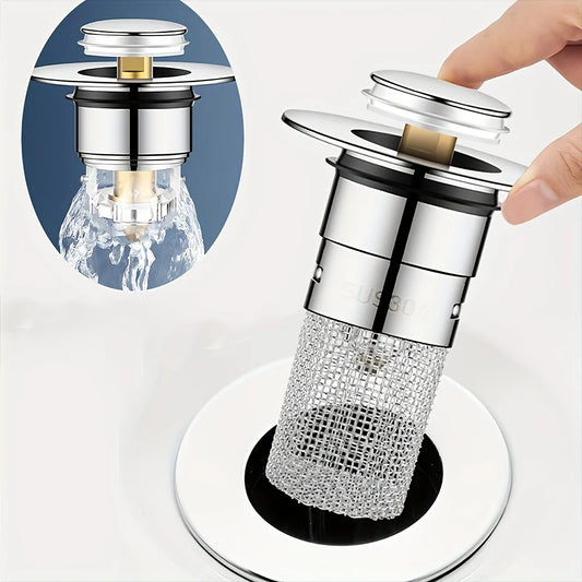 🚨PAGA 1 Y LLEVA 2 Tapones en acero inoxidable AquaSteel™, sella y drena con un toque 👍