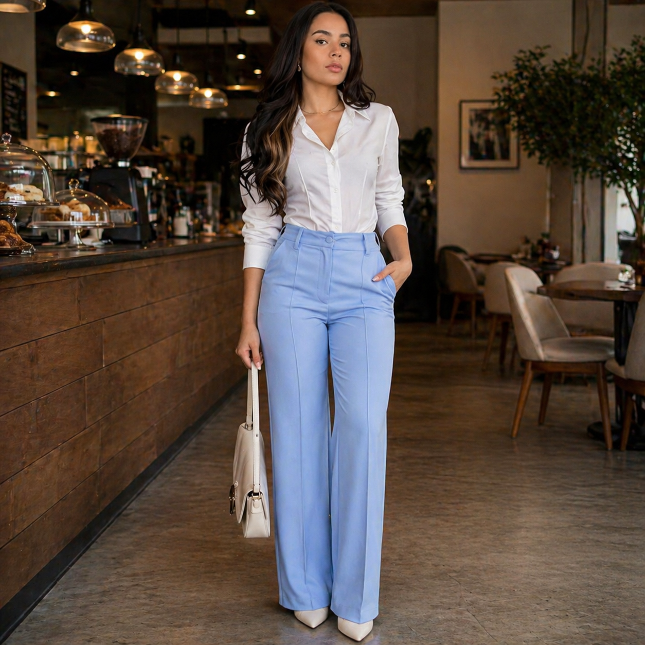 💎 Pantalón Perfect Stretch 🌟 Luce elegante, cómoda y segura todo el día 🔥