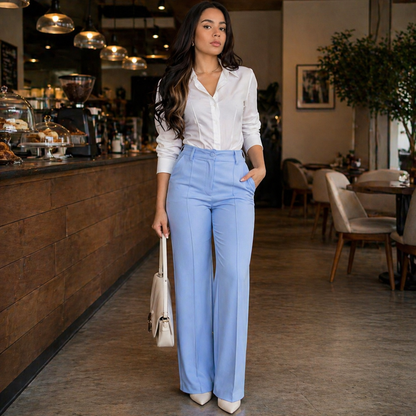 💎 Pantalón Perfect Stretch 🌟 Luce elegante, cómoda y segura todo el día 🔥