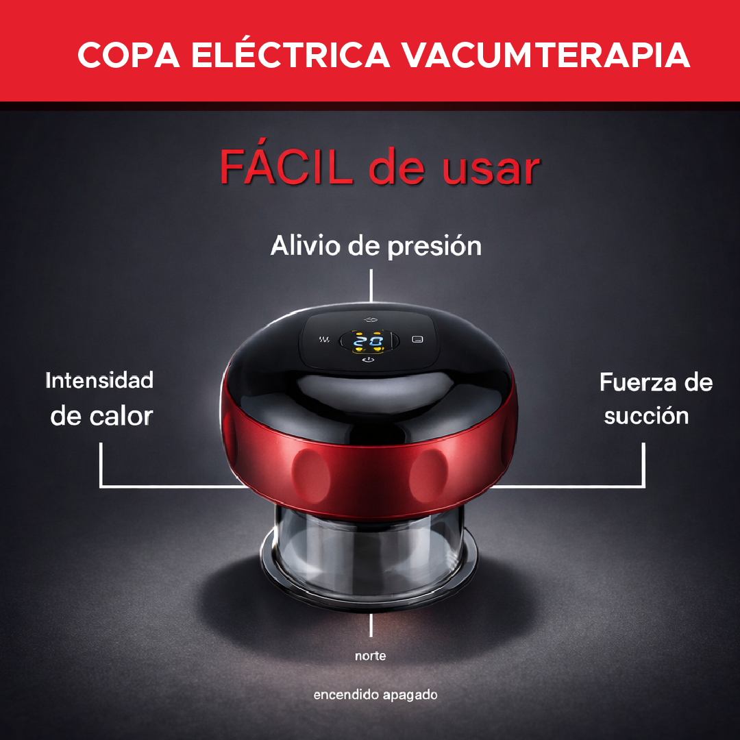 ♨️ VacuThera Pro ⚡🔥 Copa Eléctrica de Vacumterapia 🔥💥 Adiós a los dolores 💥