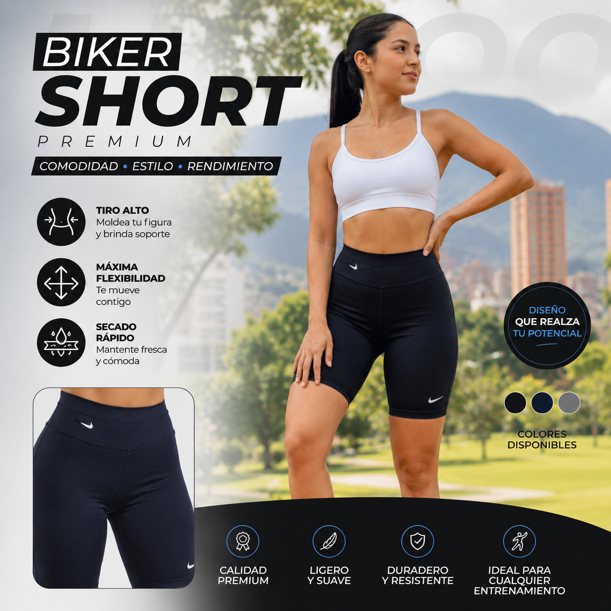 💖 PAGA 1 LLEVA 2 BIKERS DEPORTIVOS PARA MUJER 🔥
