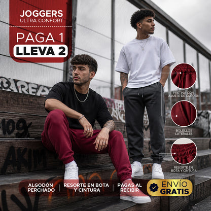 👇  🔥👖 JOGGERS ULTRA CONFORT – PAGA 1 Y LLEVA 2 🔥🔥