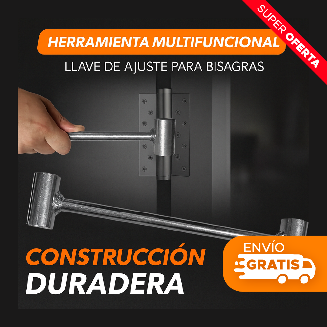 🛠️ LLAVES AJUSTE PRO™ ⚡ SET X 2 LLAVES EN ACERO PARA AJUSTAR BISAGRAS 🛠️