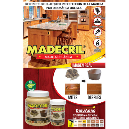 ✨MADECRIL MASILLA REPARADORA PARA IMPERFECCIONES EN MADERA, RESTAURA TUS MUEBLES