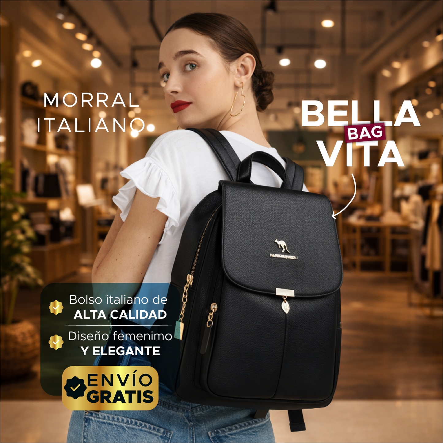 💎 BELLA VITA BAG 💖MORRAL ITALIANO QUE ELEVA TU ESTILO 👜✨