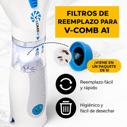 🛡️✨👧 Aspiradora Eléctrica Anti-Piojos 👧✨🛡️
