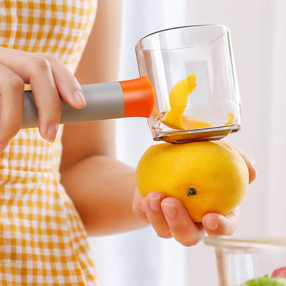 Pelador multifuncional con depósito™ para Frutas y Verduras