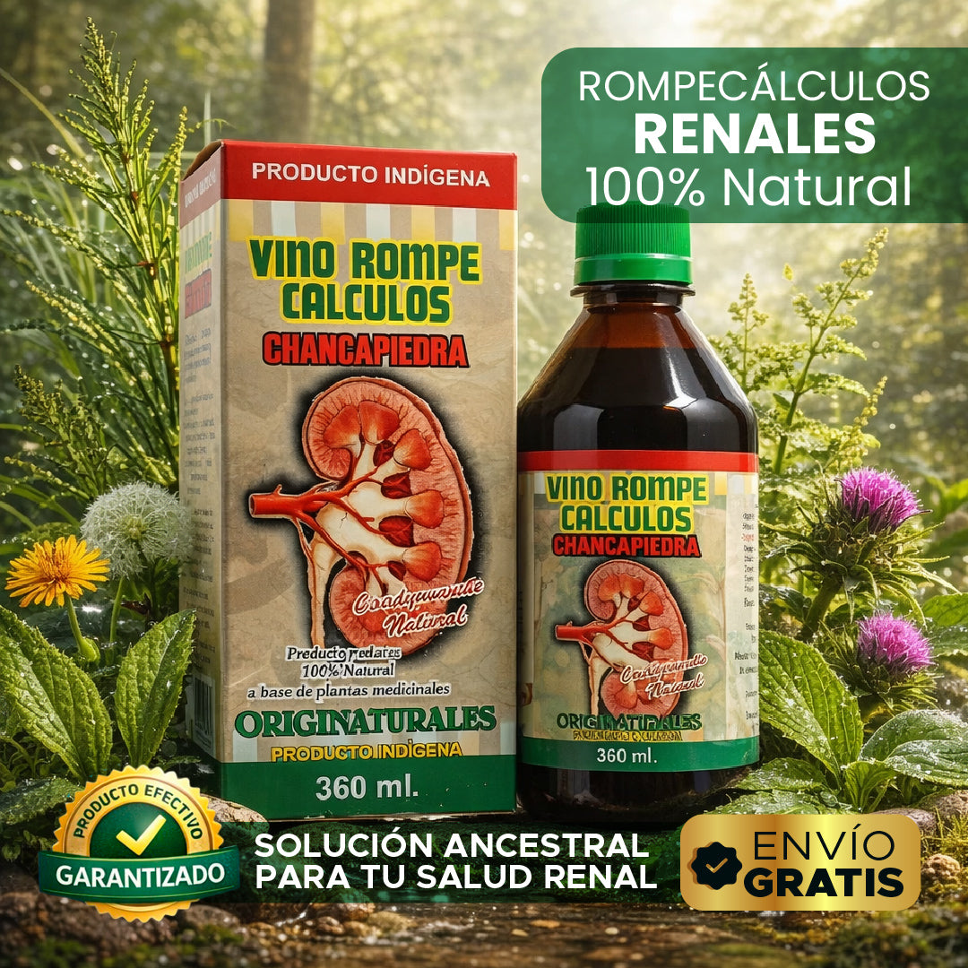 🌿🍷 ROMPE CÁLCULOS — El Poder Ancestral para tu Bienestar Renal 💧🛡️